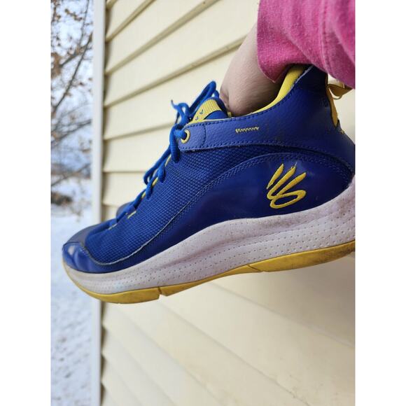 Blue and Yellow Steph Curry Shoes‎ Under Amour 11.5